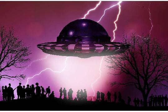 Unidentified Flying Objects (UFOs) (Top 10 Alien Civilization Evidence)