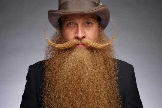 Face-Covering Long Beard (Top 10 Classic Winners of the World Beard and Moustache Championships)