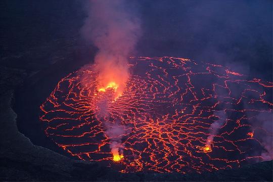 Nyiragongo (Democratic Republic of Congo) (Top 10 Most Active Dangerous Volcanoes)