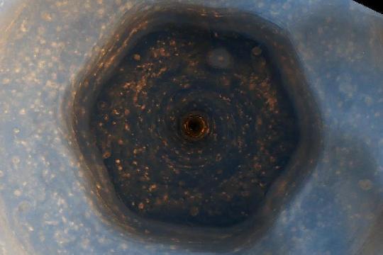 Saturn's Hexagonal Storm (Top 10 Solar System Anomalies)