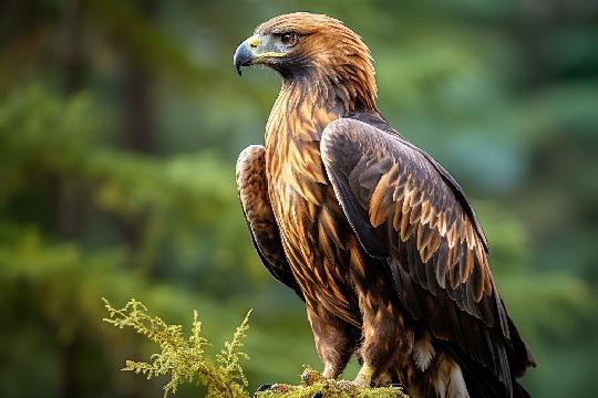 Golden Eagle (Aquila chrysaetos) (Top 10 Fastest Animals)